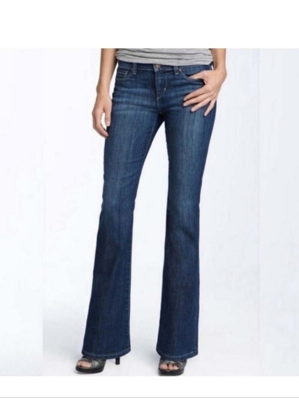 Joe's Provocateur Denim Pants Women's 30 Blue Jeans Boot Cut ( Hemmed )
